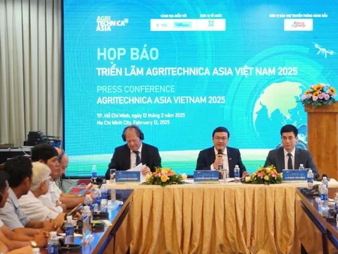 Hơn 200 doanh nghiệp tại 25 quốc gia tham gia Agritechnica ASIA Việt Nam 2025