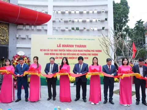 Phường Phú Thượng khánh thành công trình ý nghĩa chào mừng Đại hội Đảng bộ lần thứ XXVIII