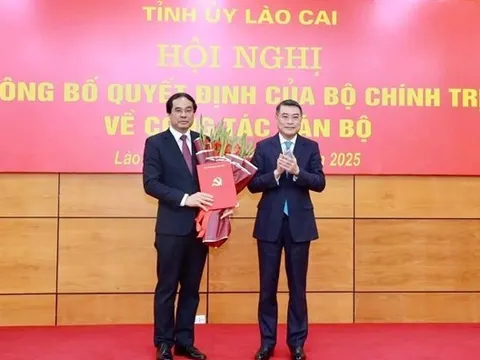 Bộ Chính trị chuẩn y chức danh Bí thư Tỉnh ủy Lào Cai