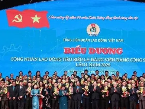 Biểu dương 95 "Gương sáng công nhân tiền phong"