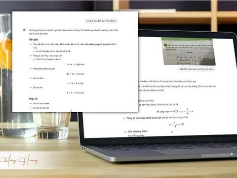 Cùng con ứng dụng AI trong học tập