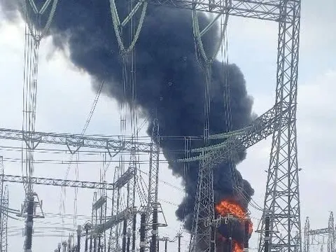 EVNNPT thông tin về vụ việc xảy ra cháy tại Trạm biến áp 500kV Long Thành (Đồng Nai)