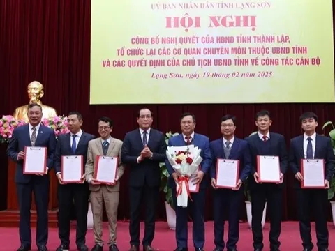 Ông Dương Công Vỹ làm Giám đốc Sở Xây dựng tỉnh Lạng Sơn