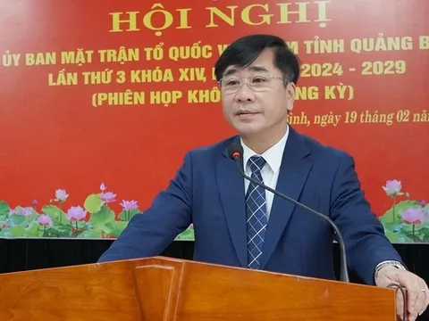 Giám đốc Sở Tài chính Quảng Bình giữ chức Chủ tịch Uỷ ban MTTQ Việt Nam tỉnh