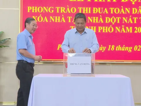 Hơn 93 triệu đồng ủng hộ kinh phí xóa nhà tạm, nhà dột nát năm 2025 ở Phan Thiết