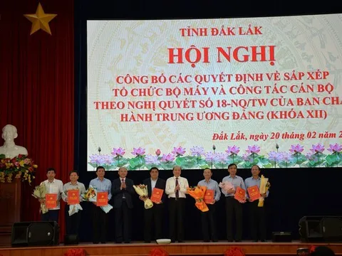 Đắk Lắk: Điều động, bổ nhiệm 6 giám đốc sở sau khi hợp nhất