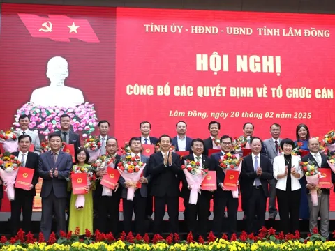 Lâm Đồng: Điều động, bổ nhiệm 6 Giám đốc sở mới thành lập