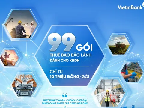 Combo siêu ưu đãi cho doanh nghiệp với 99 gói Thuê bao bảo lãnh từ VietinBank