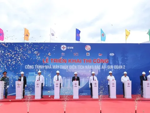 Thi công xây dựng nhà máy thủy điện tích năng đầu tiên tại Việt Nam