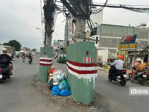 Gần trăm trụ điện cản trở giao thông trên dự án nghìn tỷ, bao giờ mới di dời?