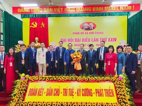 Đại hội Đại biểu Đảng bộ xã Kim Chung nhiệm kỳ 2025-2030: Phấn đấu tăng trưởng kinh tế 14%