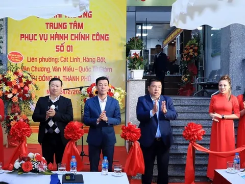 Khai trương Trung tâm Phục vụ hành chính công số 1 quận Đống Đa