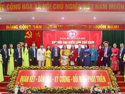 Nữ Bí thư Đảng uỷ xã Xuân Sơn Cao Thị Hào tái trúng cử nhiệm kỳ 2025-2030