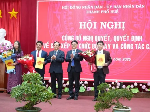 Nhiều thay đổi về nhân sự lãnh đạo sở sau khi tổ chức lại bộ máy ở Huế