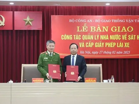 Chính thức bàn giao việc sát hạch, cấp giấy phép lái xe về Bộ Công an