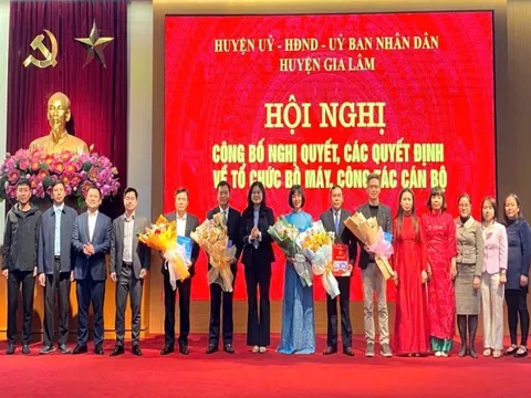 UBND huyện Gia Lâm: Sau sắp xếp, tinh gọn bộ máy có 10 cơ quan chuyên môn