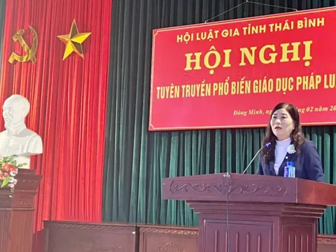 Hội Luật gia tỉnh Thái Bình tuyên tuyền, tư vấn Luật Đất đai đến người dân