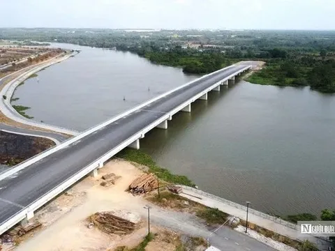 Vướng mắc khiến cây cầu kết nối với cao tốc Tp.HCM - Long Thành - Dầu Giây chưa thể thông tuyến