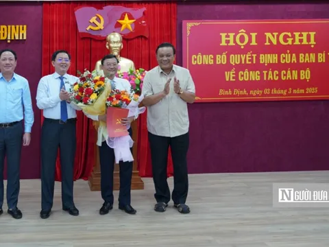 Chuẩn y ông Nguyễn Tự Công Hoàng tham gia Ban Thường vụ Tỉnh ủy Bình Định