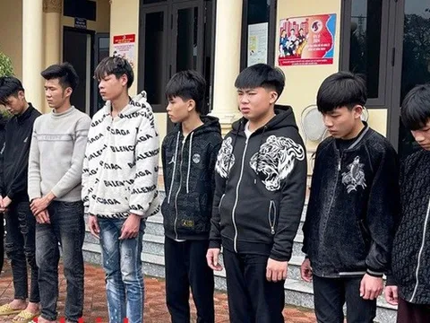 Điều tra, xử lý nhóm thanh thiếu niên gây rối trật tự công cộng trên địa bàn