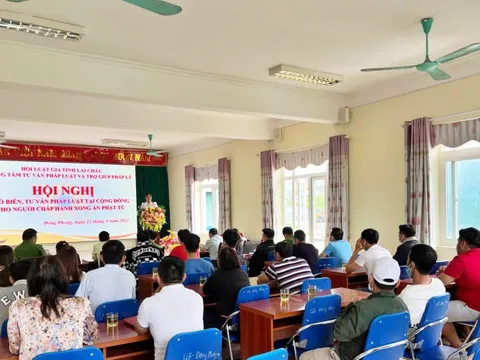 Hội Luật gia tỉnh Lai Châu hỗ trợ hiệu quả cho người chấp hành xong án phạt tù