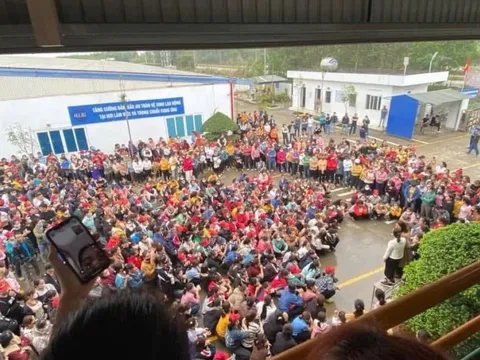 Công nhân của 2 nhà máy giày đồng loạt ngừng việc tập thể đòi tăng lương