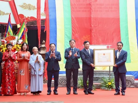 Công bố Lễ hội đền Hai Bà Trưng là di sản văn hóa phi vật thể quốc gia
