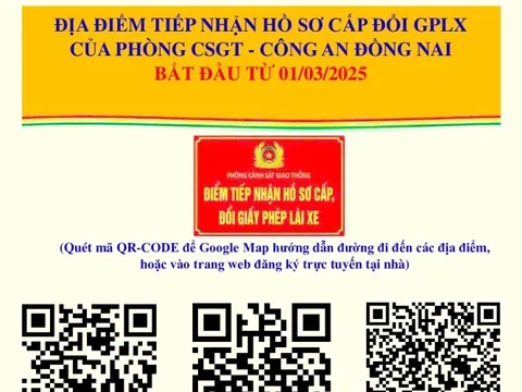 Đồng Nai triển khai cấp đổi lại Giấy phép lái xe bằng mã QR
