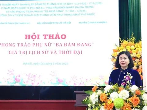“Ba đảm đang” - Phong trào tiêu biểu sáng ngời chủ nghĩa anh hùng cách mạng của phụ nữ Thủ đô