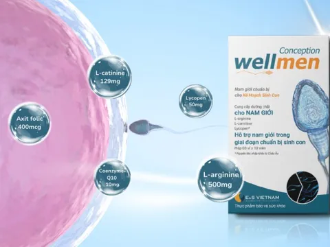 Wellmen Conception - giải pháp nâng cao sức khỏe sinh sản nam giới tự nhiên và hiệu quả