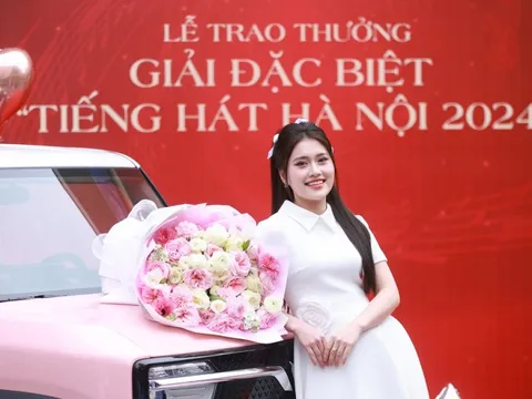Thí sinh giải Đặc biệt cuộc thi Tiếng hát Hà Nội nhận giải thưởng “khủng”