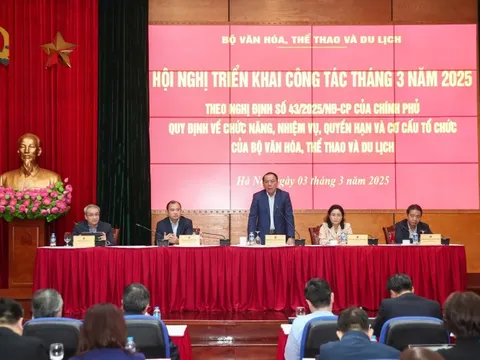 Sắp xếp lại nhiệm vụ lãnh đạo Bộ Văn hoá Thể thao và Du lịch