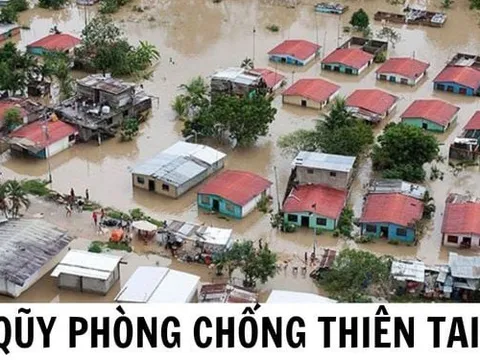 Sửa quy định về bộ máy quản lý và điều hành Quỹ phòng, chống thiên tai các cấp