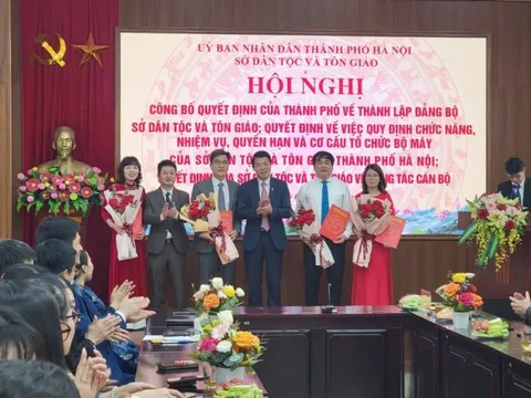 Công bố chức năng, nhiệm vụ, quyền hạn và cơ cấu tổ chức của Sở Dân tộc và Tôn giáo