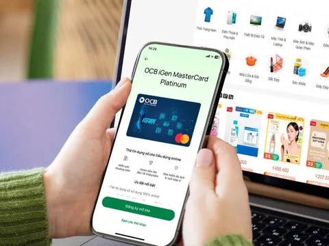 OCB iGen Mastercard Platinum: Thẻ tín dụng mua sắm trực tuyến "năng động" nhất