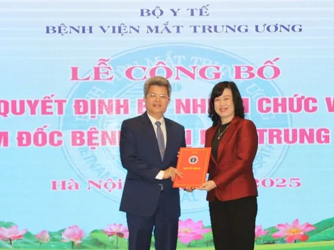 PGS.TS Phạm Ngọc Đông giữ chức Giám đốc Bệnh viện Mắt Trung ương