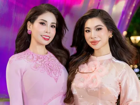 Em gái Lý Hùng lần đầu trình diễn thời trang cùng con gái "xinh như Hoa hậu"