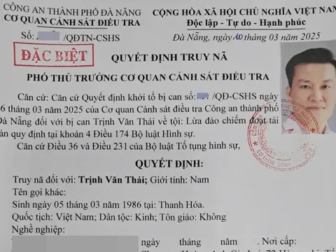 Truy nã đặc biệt đối tượng trong đường dây lừa đảo do Phó Đức Nam cầm đầu