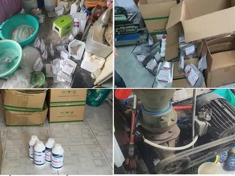 Phát hiện công ty sản xuất thuốc, thức ăn bổ sung trong nuôi trồng thủy sản kém chất lượng và giả