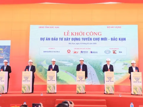 Khởi công dự án cao tốc Chợ Mới - Bắc Kạn 5.750 tỷ đồng