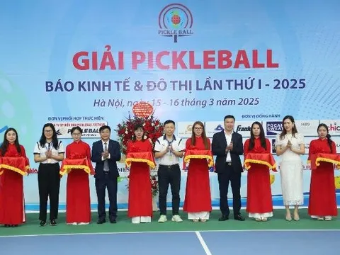 Khai mạc giải “Pickleball Báo Kinh tế & Đô thị lần thứ I-2025”
