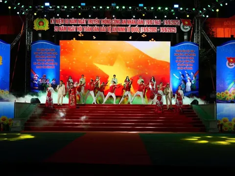 Tuyên dương 80 gương thanh niên công an xã tiêu biểu