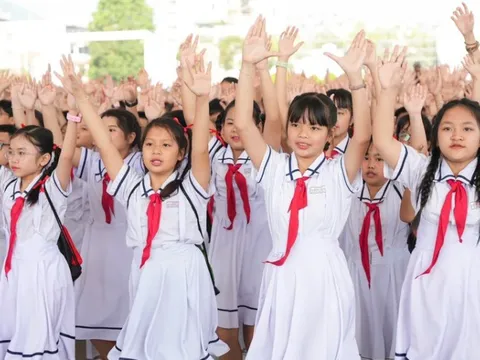 Ngày hội 'Thiếu nhi vui khoẻ - Tiến bước lên Đoàn' tại Bình Định