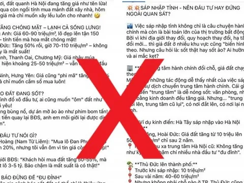 Cảnh báo chiêu trò “thổi giá” bất động sản