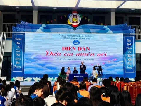 “Điều em muốn nói” của học sinh quận Ba Đình