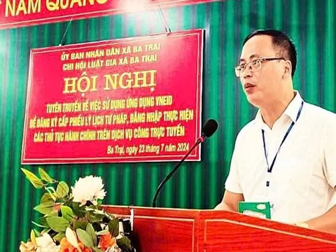 Chi hội Luật gia xã Ba Trại làm tốt công tác tuyên truyền phổ biến giáo dục pháp luật cho nhân dân