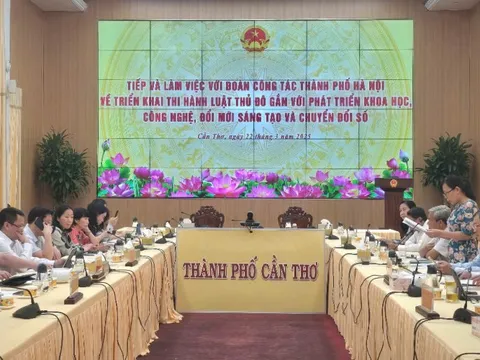 Trao đổi kinh nghiệm phát triển KHCN giữa Thủ đô Hà Nội và TP. Cần Thơ