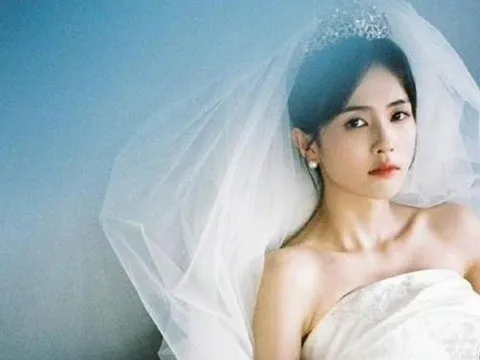 Bạch Lộc xinh đẹp khi khoác lên mình chiếc váy cô dâu