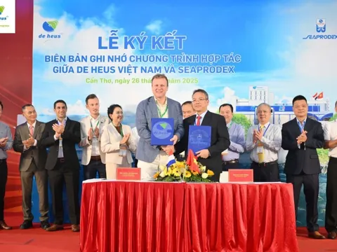 De Heus và Seaprodex hợp tác đẩy mạnh xuất khẩu tôm, cá tra