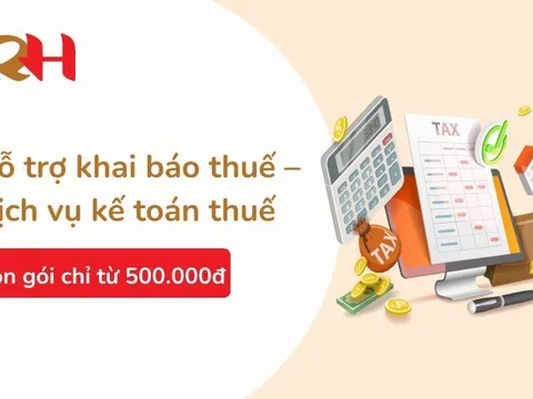 Hỗ trợ khai báo thuế – Dịch vụ kế toán thuế trọn gói chỉ từ 500.000đ